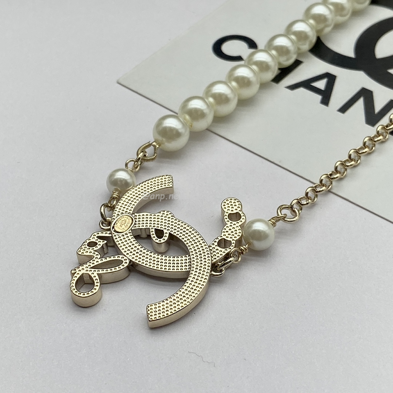 Chanel Cc Pearl Necklace (7) - www.newkick.vip